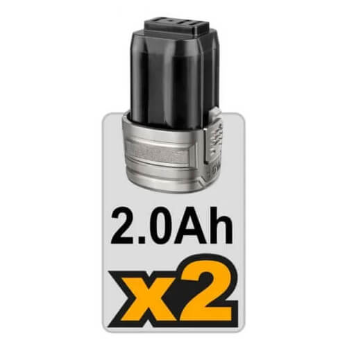 2 аккумулятора и кейс INGCO CIDLI166062